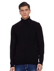 Amazon Brand - Symbol Men's Casual Acrylic High Neck Sweater