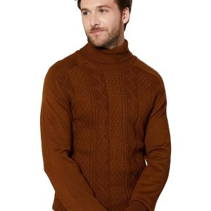 Amazon Brand - Symbol Men's Casual Acrylic High Neck Sweater